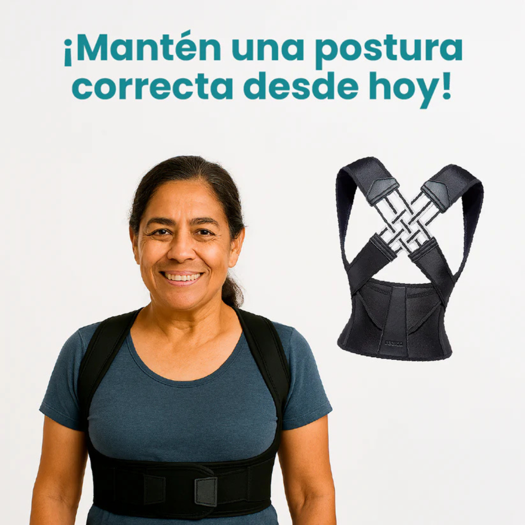 PosturaX™ - CORRECTOR DE POSTURA ESPALDA Y FAJA LUMBAR