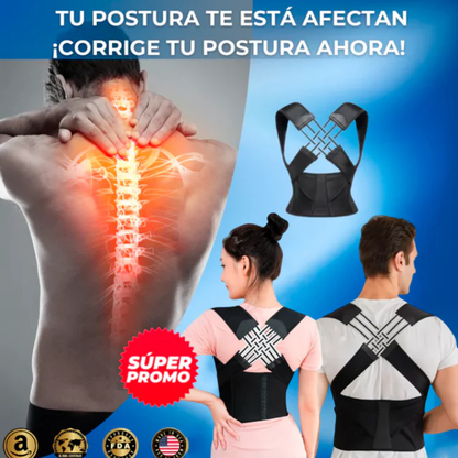 PosturaX™ - CORRECTOR DE POSTURA ESPALDA Y FAJA LUMBAR