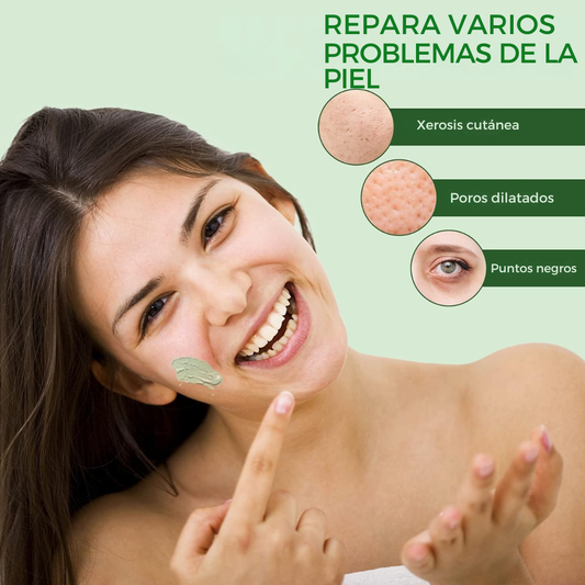 MASCARILLA FACIAL EXFOLIANTE AL TE VERDE