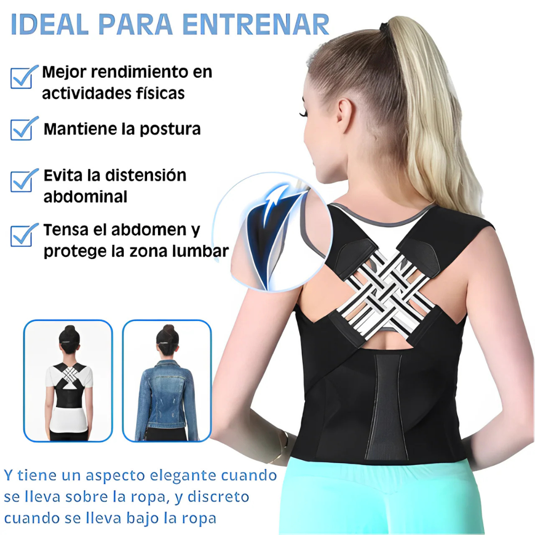 PosturaX™ - CORRECTOR DE POSTURA ESPALDA Y FAJA LUMBAR
