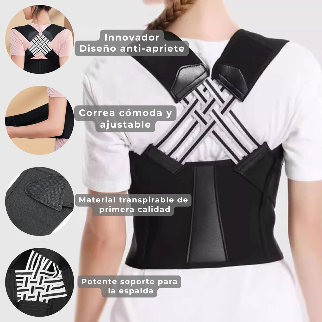 PosturaX™ - CORRECTOR DE POSTURA ESPALDA Y FAJA LUMBAR