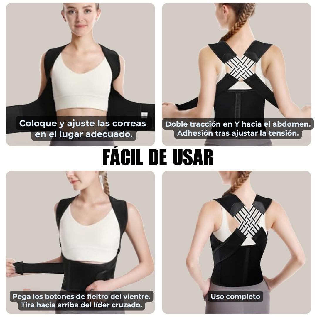 PosturaX™ - CORRECTOR DE POSTURA ESPALDA Y FAJA LUMBAR