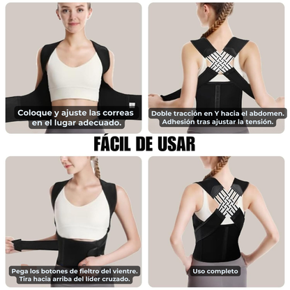 PosturaX™ - CORRECTOR DE POSTURA ESPALDA Y FAJA LUMBAR